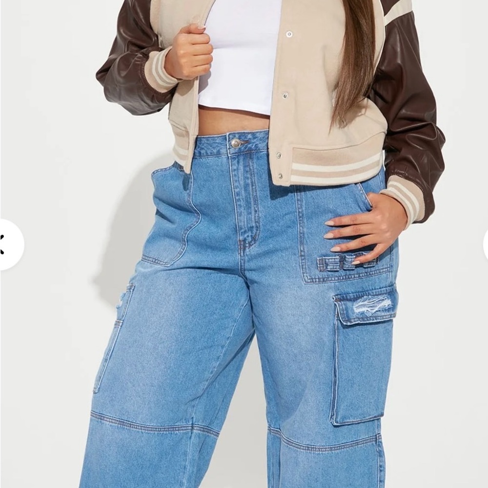 Fashion Nova Women's Blue Jeans size 16 new